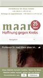 Mobile Screenshot of hoffnung-gegen-krebs.de